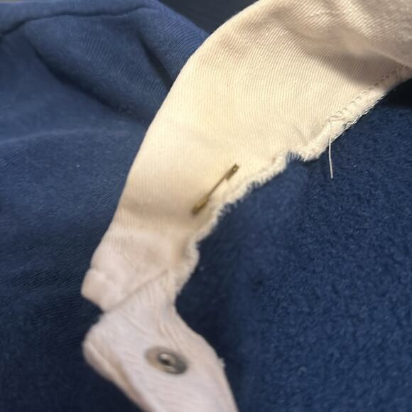 Vintage 70s Sweatshirt/Polo single Stitch Blue California Tourist Graphic Logo M - Picture 7 of 12